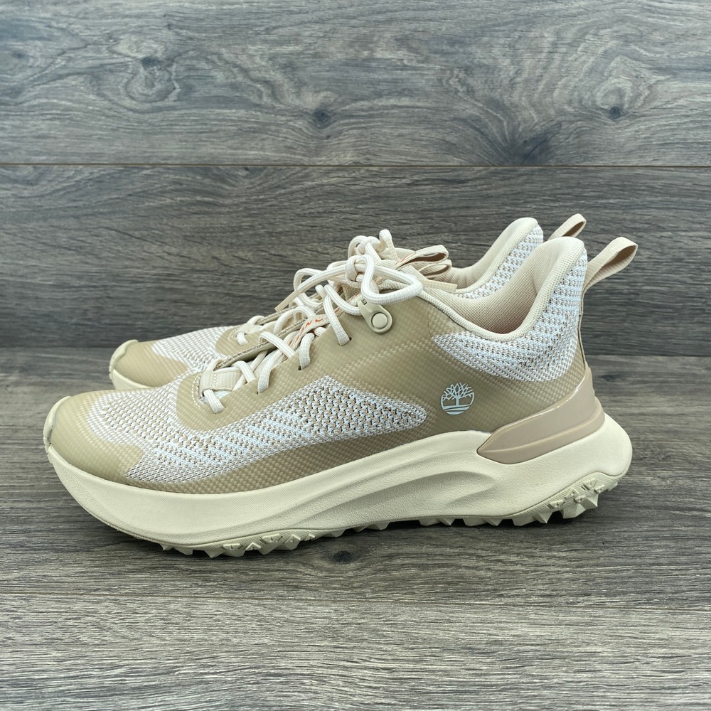 Timberland Motion Access Low Lace Sneaker Womens 8 Beige Natural Knit TB0A29PPEK